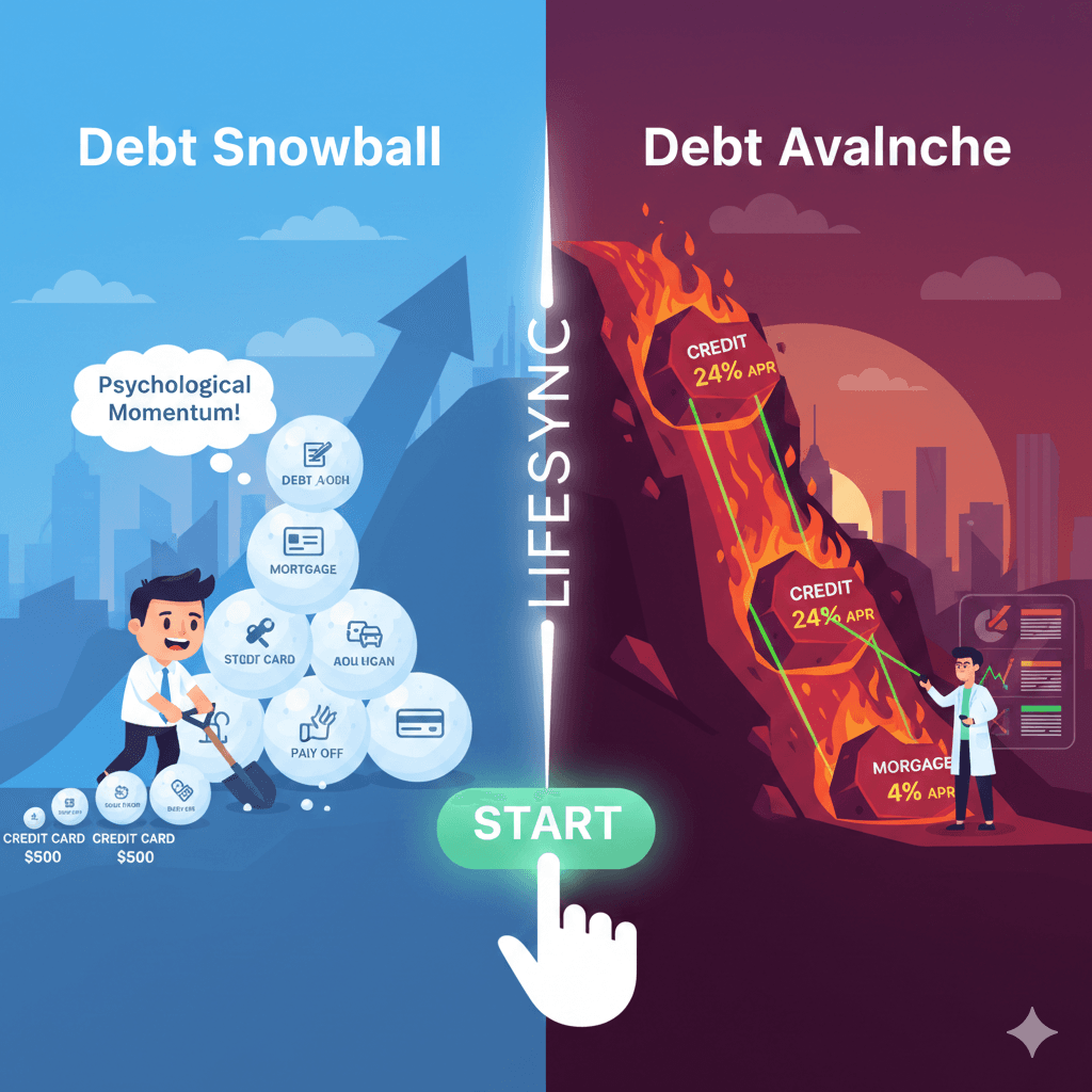 Snowball vs. Avalanche: The Expert Guide to Debt Freedom with LifeSync