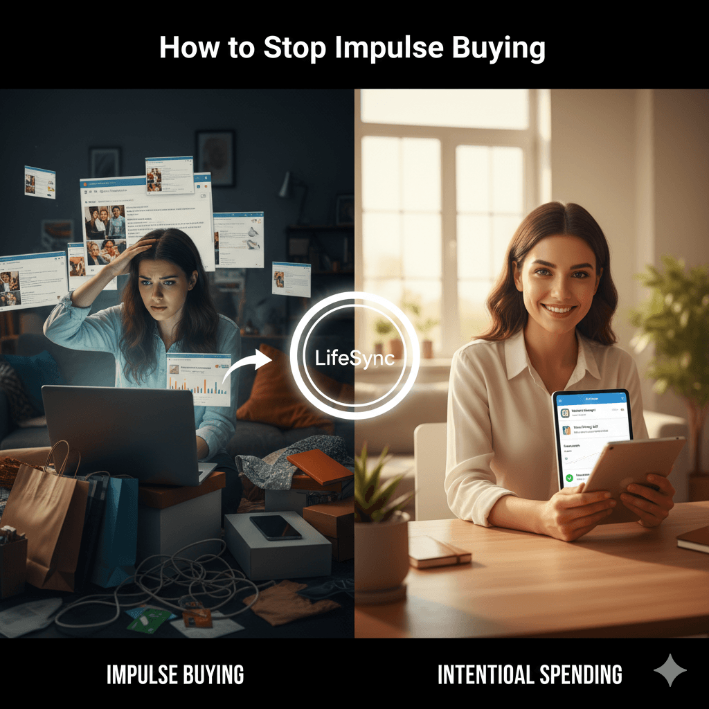 How to Stop Impulse Buying: Expert Spending Rules and How LifeSync Enforces Them